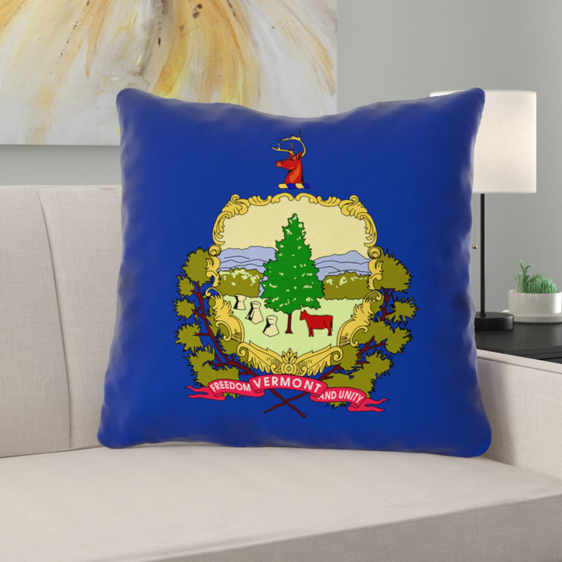 Katelyn Smith Leather/Suede Throw Pillow, 18" x 18", Spun Polyester/Double Sided, Throw Pillow
