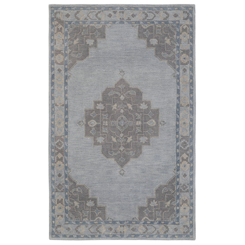 Millian Hand Tufted Wool Oriental Indoor Rug, Rectangle 9' x 12'