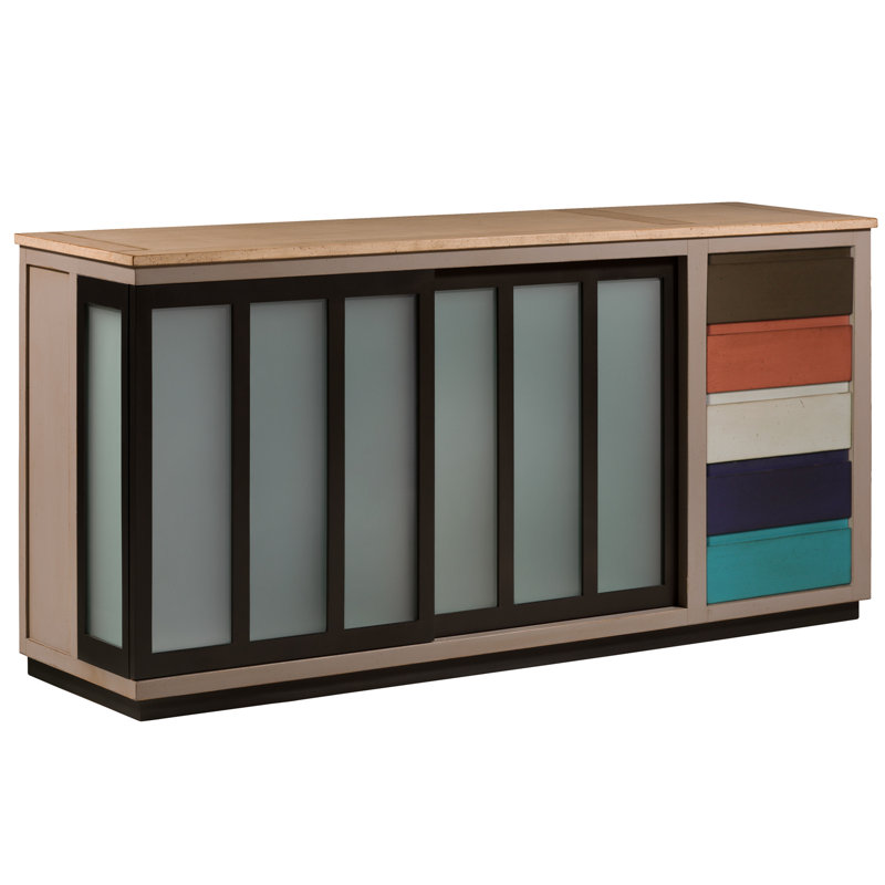 Symbiose 78.7'' W Solid Wood Credenza