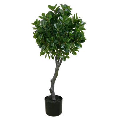 38'' Faux Ficus Topiary in Pot