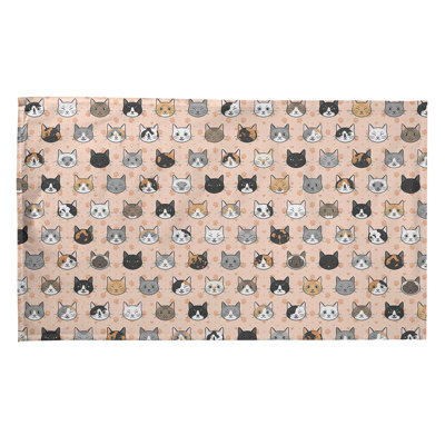 Serviette à thé à motif chat kitty