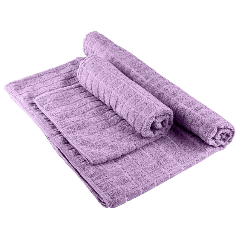 Wakeman Yoga Mat Towel and Gym Towel Set - 2-Piece Non Slip Set for Hot Yoga, Pilates, and Gym - 72” x 24” Sweat Absorbent and Quick Drying Blanket with Corner Pockets for Mats