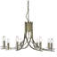 Lustre traditionnel à 8 lumières de style bougie Pamelia-470430848