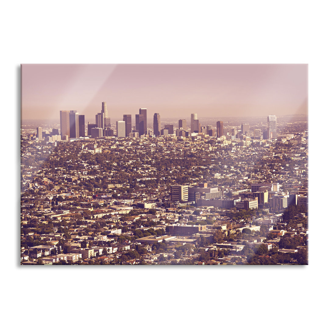 Glasbild | Wandbild Auf Echtglas | Skyline Von Los Angeles LF1227