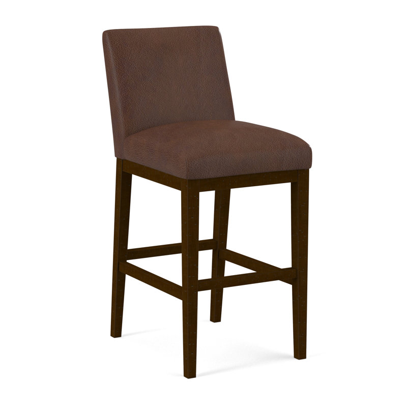 Upholstered Stool, Applause Coconut Husk, Black