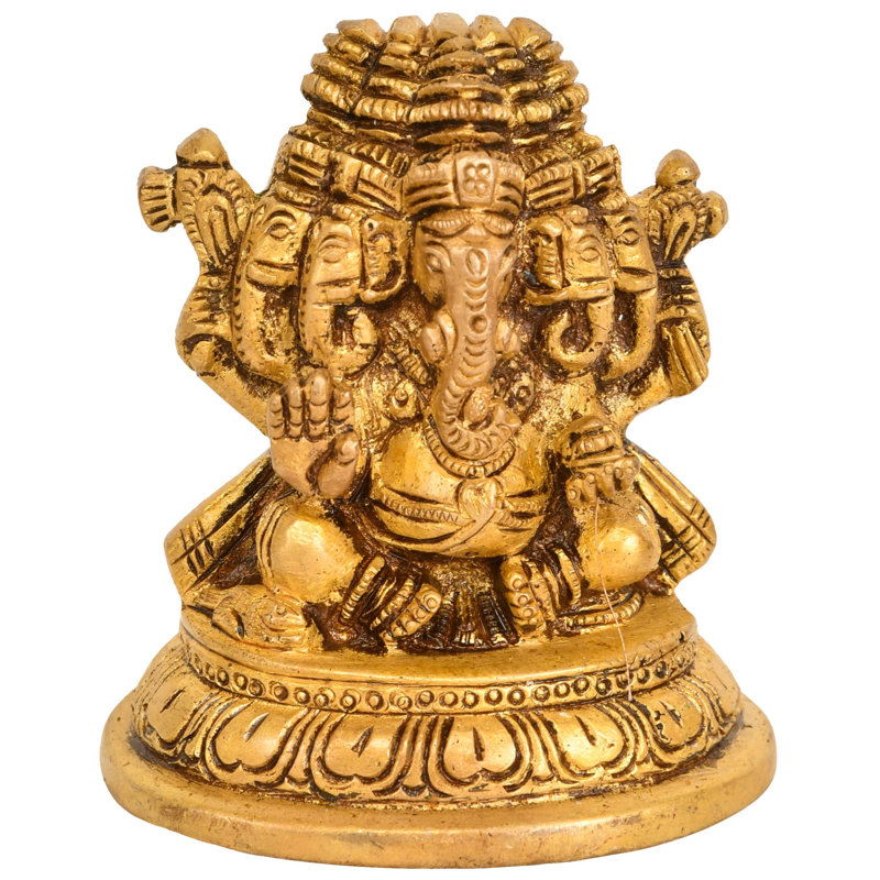 Figurine Panchamukhi Ganesha