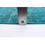 Tapis turquoise à transition de couleur 6 pi 11 po x 10 pi 3 po