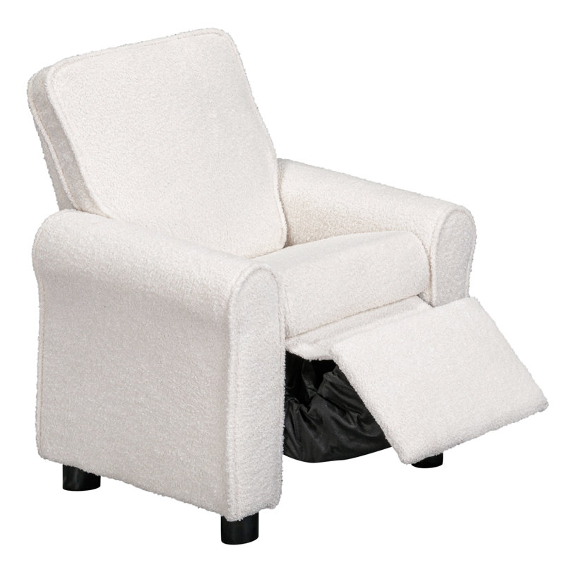 Jordan Kids Recliner Wooly White, White
