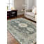 Tapis oriental vert en laine noué à la main Rhea-1056602593