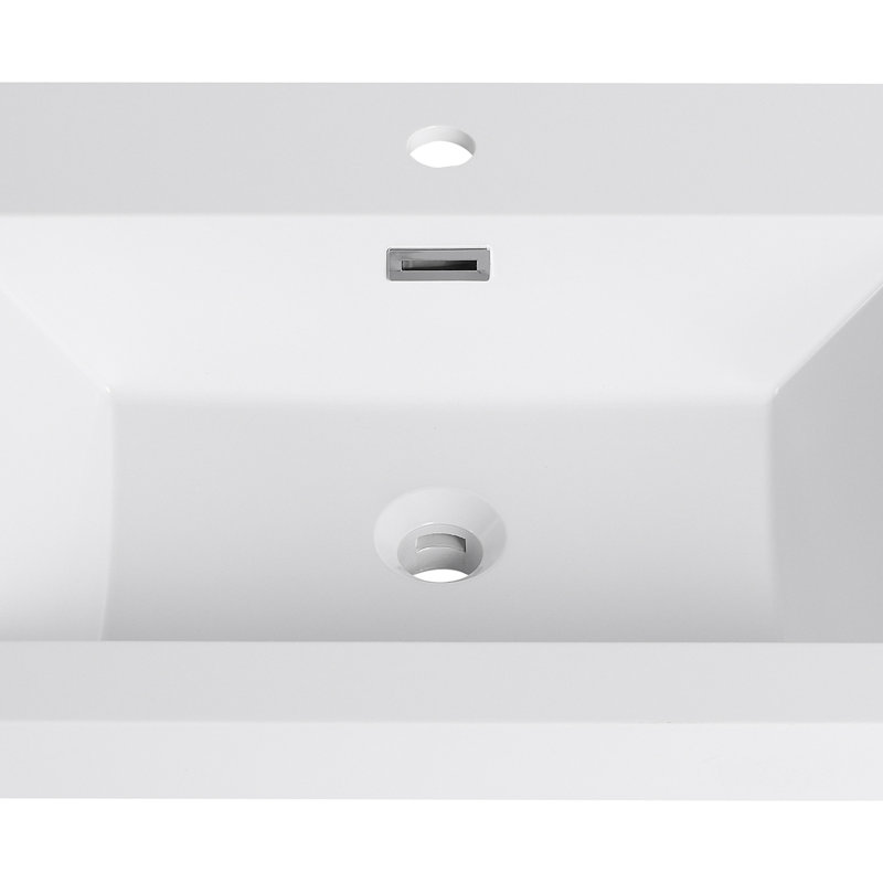 24" Bathroom  Resin Sink