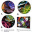 Plantes grasses vertes, bleues et abstraites-1734155275-1734155285
