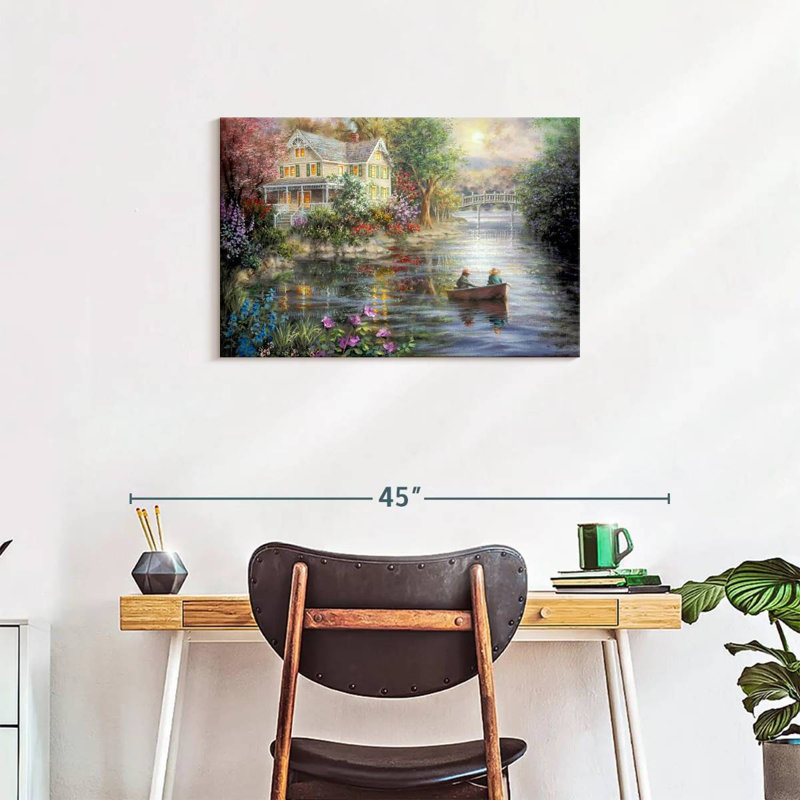 Lilie The Evening Reflections, 20" H x 30" W