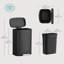 Steel Step On Kitchen Trash Can - 50L