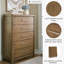Commode 5 tiroirs Geovoni