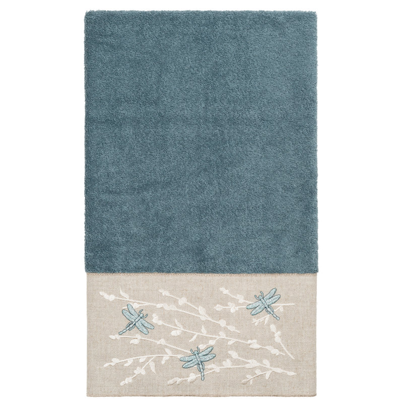Ensemble de serviettes 3 pièces Braelyn, Bleu sarcelle