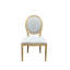 48cm H Polyester Blend Upholstered King Louis Back Accent-1465284559