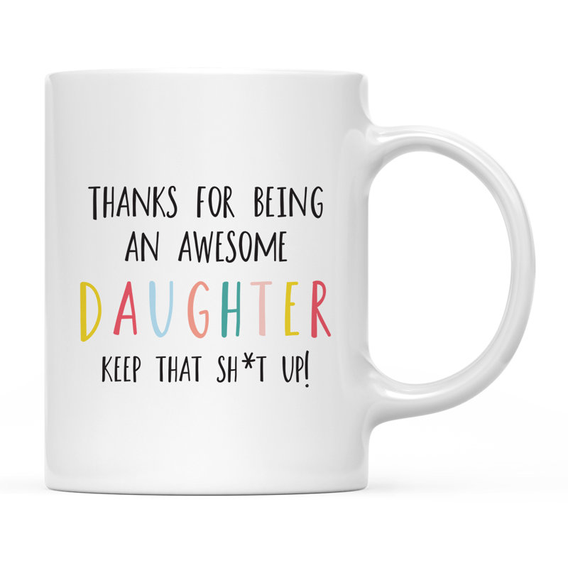 Tasse à café amusante, Fille