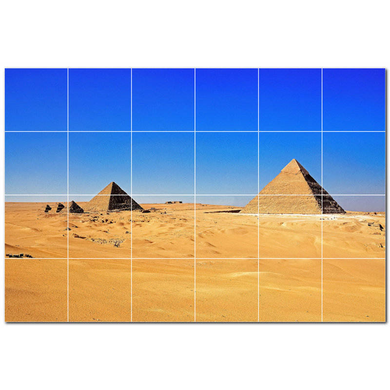 4.25 in. x 4.25 in. Ceramic Decorative Mural