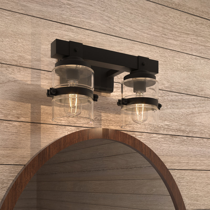 Sugarcreek Dimmable Metal Bathroom Vanity Light, 2