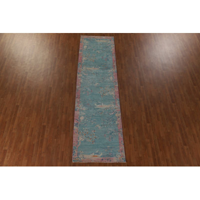 Tapis de couloir chinois Art Deco 3 x 12