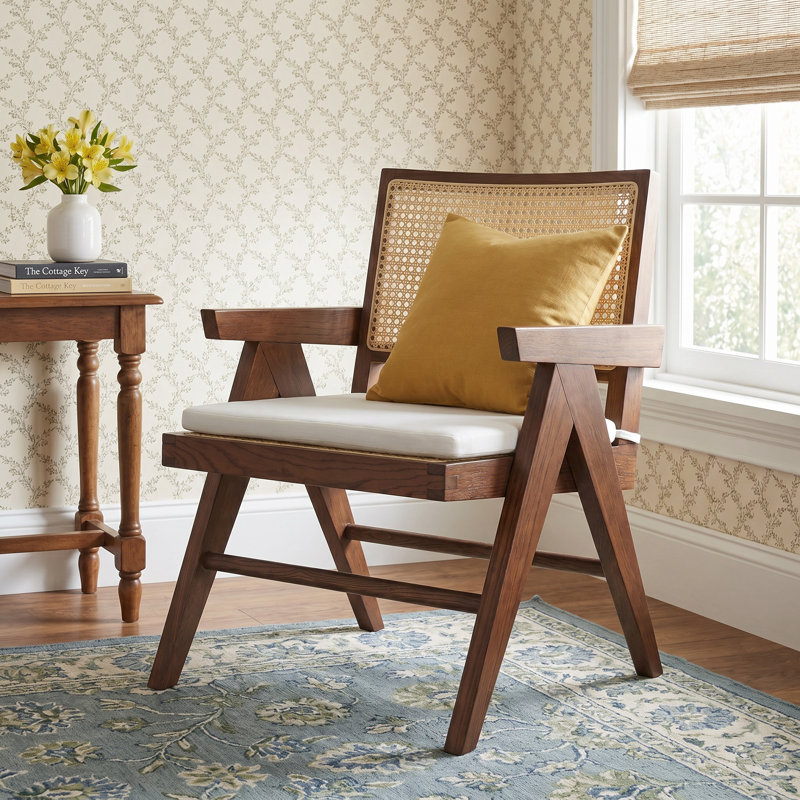 Huck Upholstered Side Chair, White
