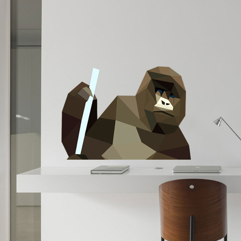 Animals Wall Decal, 22" H x 37" W