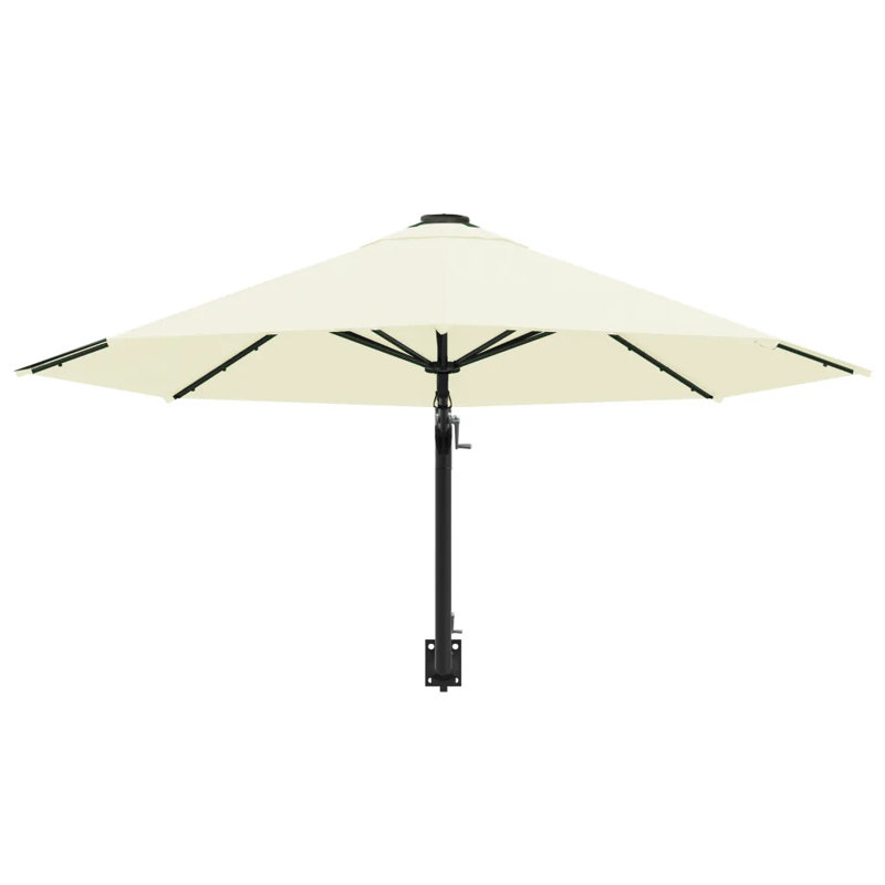 Parasol d'extérieur mural pour parasol, Beige