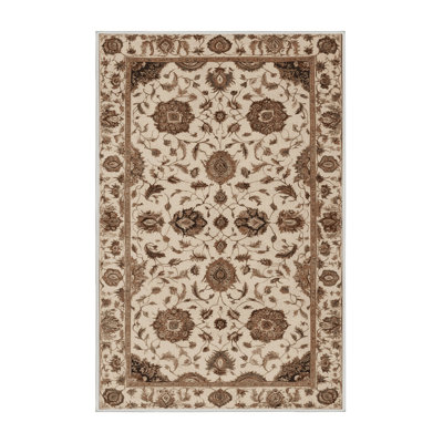 Machine Washable Persian Beige Area Rug