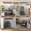 Rhannon 50 cm W Bedside Table
