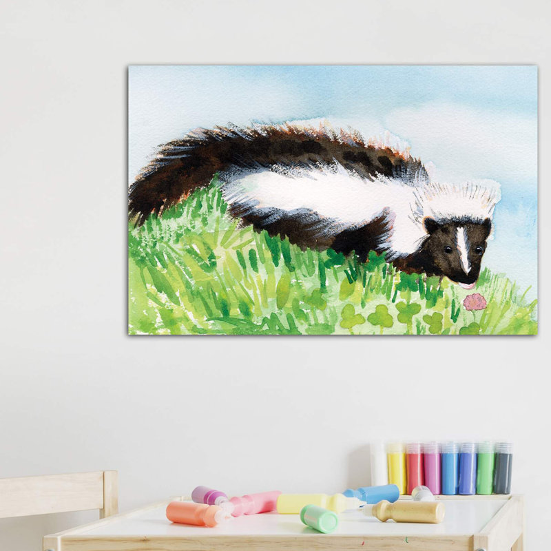 «Baby Spring Animals VI» par Alicia Ludwig - reproduction d'art, Toile tendue, Pas de tapis, H 12 po x l 18 po x 1,5 po