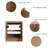 24" Single Freestanding Bathroom Vanity Base Only