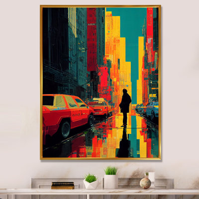 «Alone in New York that Evening», reproduction sur toile
