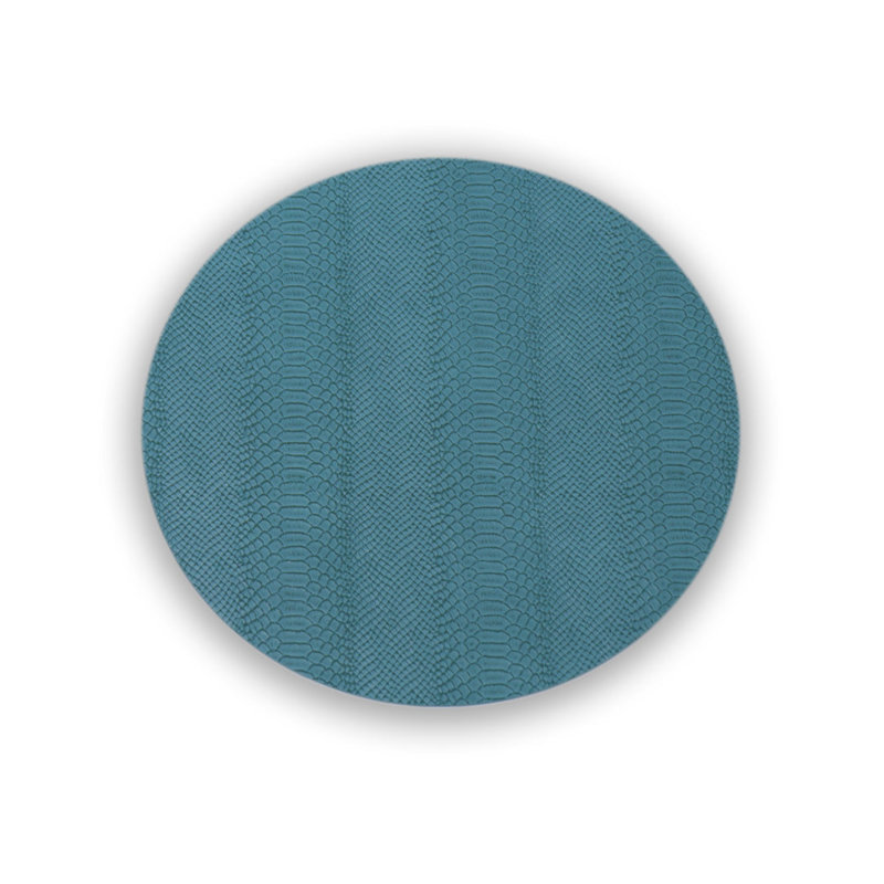 VIDA Butterfly Croc Reversible 15.5" Round Placemats
