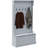 3-In-1 Entryway Hall Tree With Storage Bench, Coat Rack With Five Hooks And Shoe Storage-1690950091