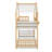 Twin Over Twin Bunk Bed Wood Bed With Roof, Window, Ladder