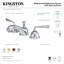 Robinet de salle de bain espacé Kingston-11174399
