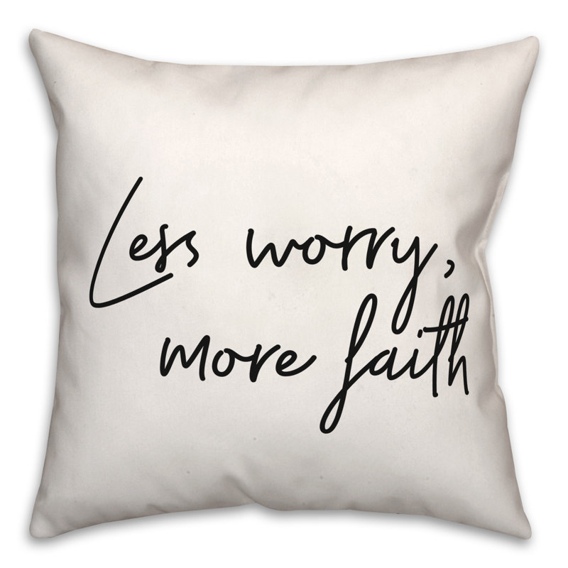 Coussin noir et blanc