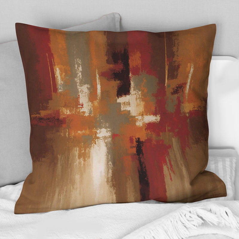 Coussin chocolat à l'horizon II - chocolat abstrait