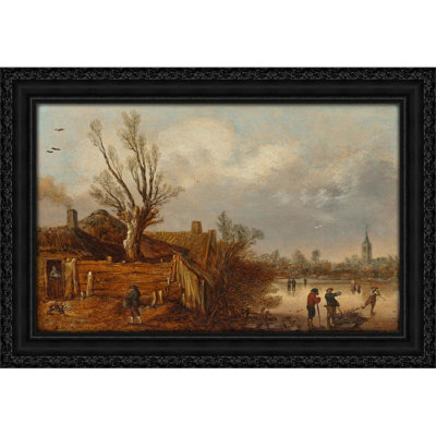 Cottages and Frozen River (1629)