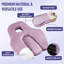 Purple Curved Backrest Cushion