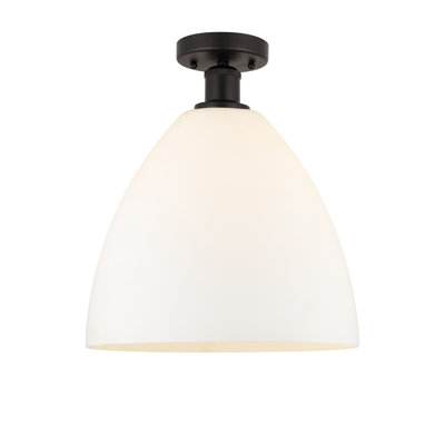 Glass Semi Flush Mount