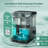 COWSAR 33 Lb. Daily Production Nugget Clear Ice Countertop Ice Maker, Sonic Ice, Self-Cleaning, Shell Type Lid, Continuous ice making-101527786