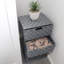 JVL Fabric Decorative Basket