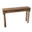 Elegant Waights 120cm Solid Acacia Wood Console Table - Hand Finished Sturdy Hallway Accent Furniture for Living Room Home