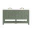 Breckenridge 59.88'' W Double Bathroom Vanity Base-645385190