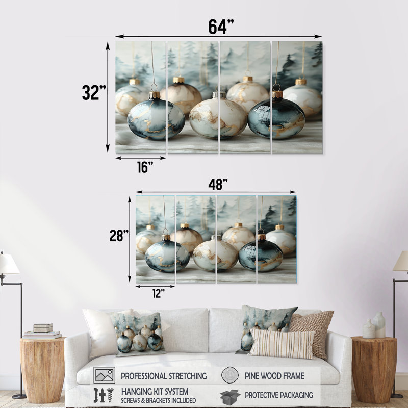 Ensemble de salon ornement vert et or vert Sparkle II, H 28 po x l 48 po