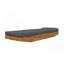 Chaise longue d'extérieur réglable en bois d'acacia pliable avec coussin hydrofuge et appui-tête-800822601