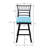 Aluminum 3-Piece Patio Bar Set with 30'' Round Counter Height Bar Table-1704832463