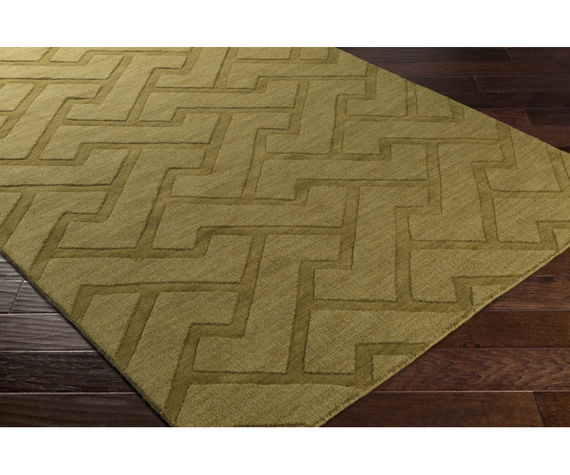 Villegas Wool Geometric Indoor Rug, Rectangle 9' x 13'