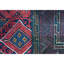 Hand-Knotted High-Quality Red and Purple Area Rug